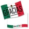 Big Dot of Happiness Viva Mexico - Shaped Thank You Cards - Mexican Independence Day Party Thank You Note Cards with Envelopes - Set of 12